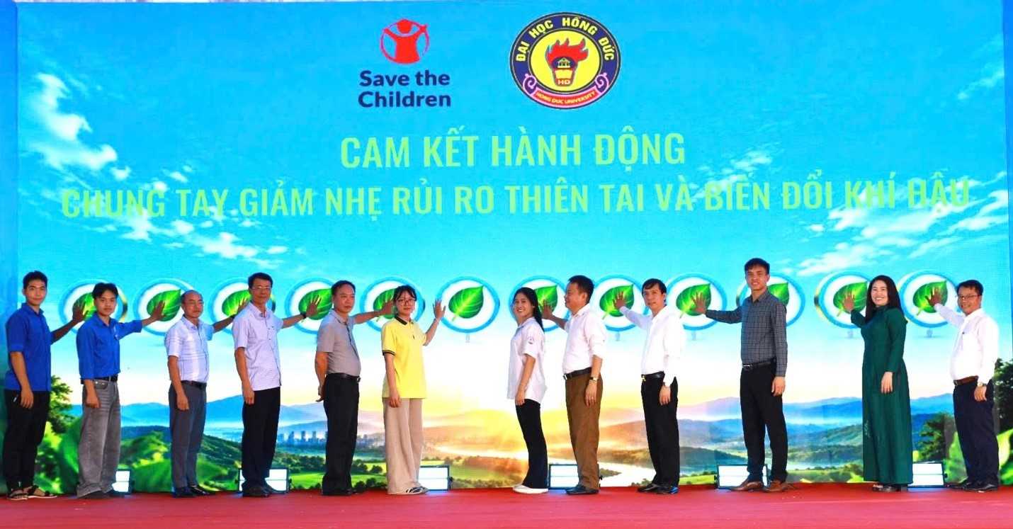 Trường Đại học Hồng Đức tổ chức sự kiện truyền thông hưởng ứng Ngày Quốc tế Giảm nhẹ rủi ro thiên tai năm 2026